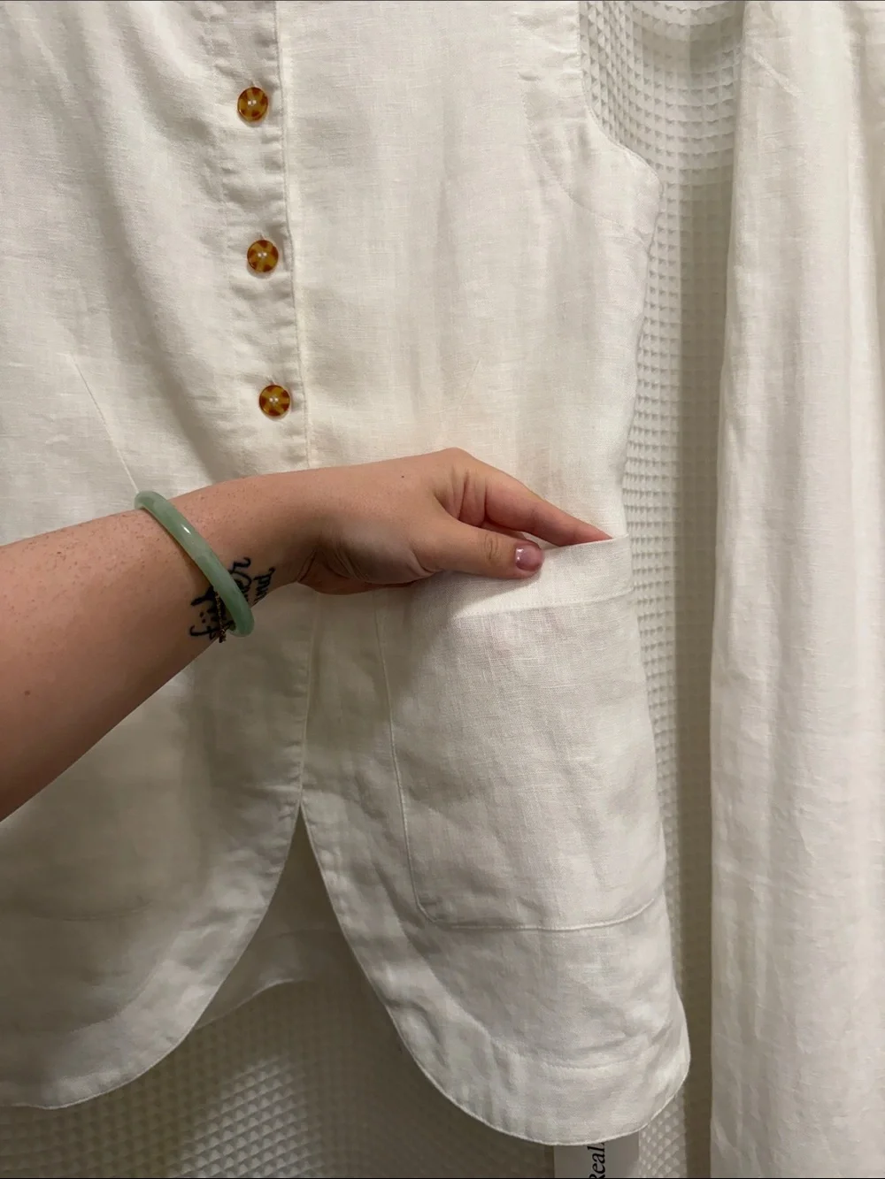 NWT POSSE Emma Linen Vest and Skirt Two-Piece Matching Set